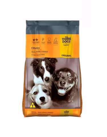 Three premium cachorro med a grande 10,1 kg