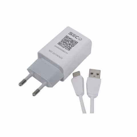 Cargador tecmaster de pared quick charge color bla