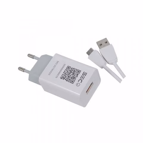 Cargador tecmaster de pared quick charge color bla