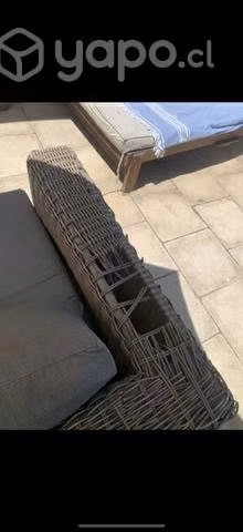 2 sofás de terraza rattan - Imagen 6