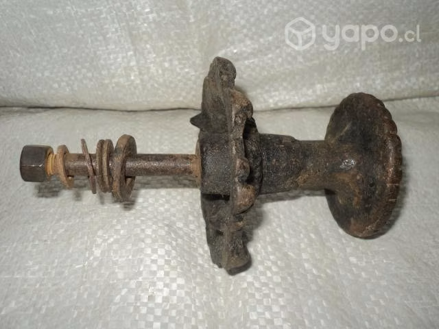 Antiguo Tirador Puerta En Fierro Cara De León