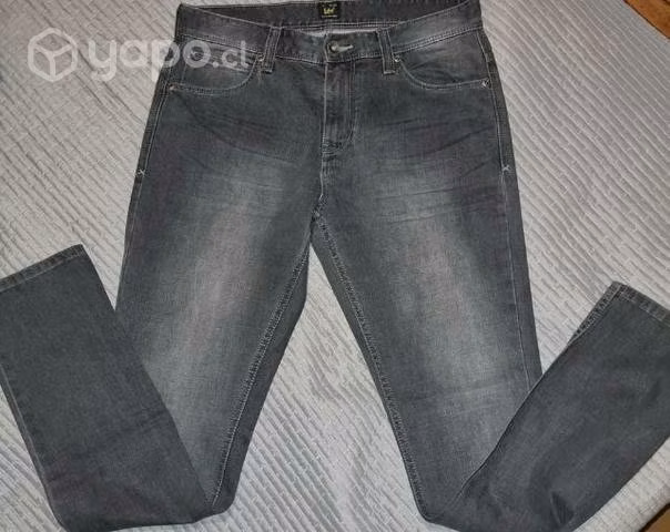Jeans lee modelo mack gris grafito nuevo