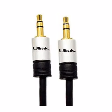 Cable de audio plug 3.5mm 1.8 metros m/m. premium