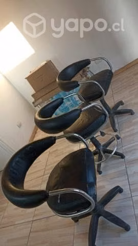 3 sillones y un sillón para lavar cabell - Imagen 4