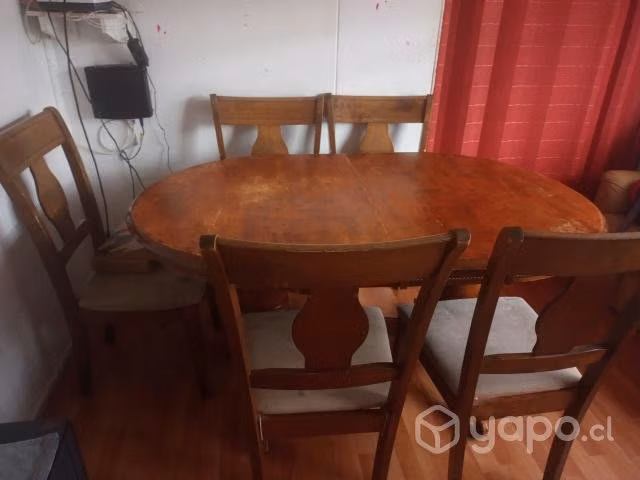Mesa de madera extensible