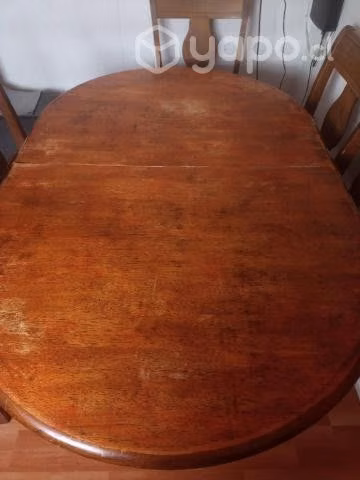 Mesa de madera extensible