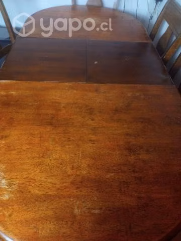 Mesa de madera extensible