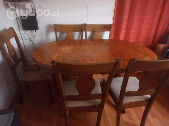 Mesa de madera extensible