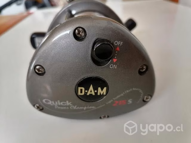 Carrete de pesca dam 215s