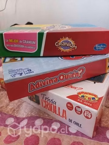 Juegos de Mesa (Cranium/Adivina Quien/Trivia)