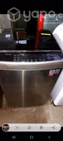 Lavadora samsung 12.5 kilos poco uso con garantia