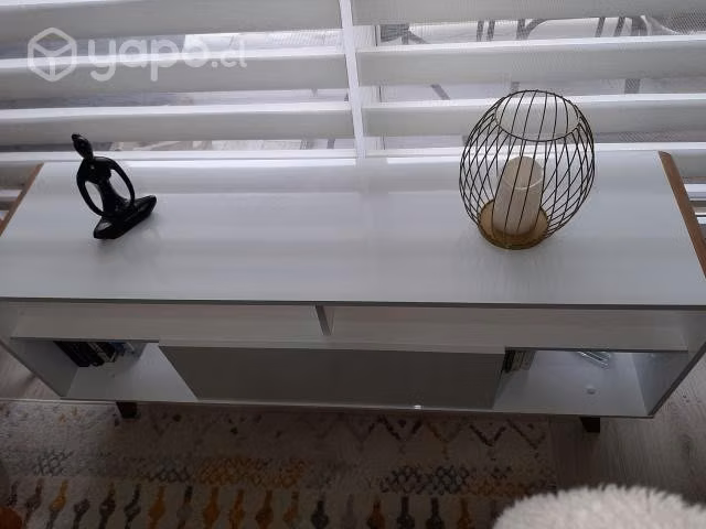 Rack nuevo blanco para tv de 55"
