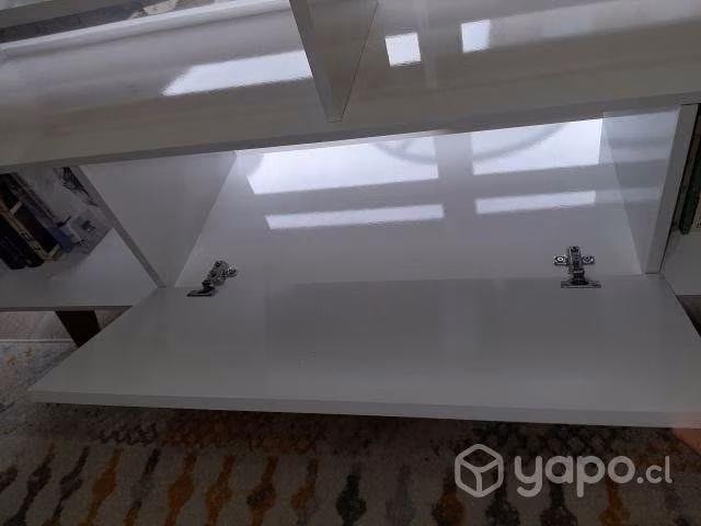 Rack nuevo blanco para tv de 55"
