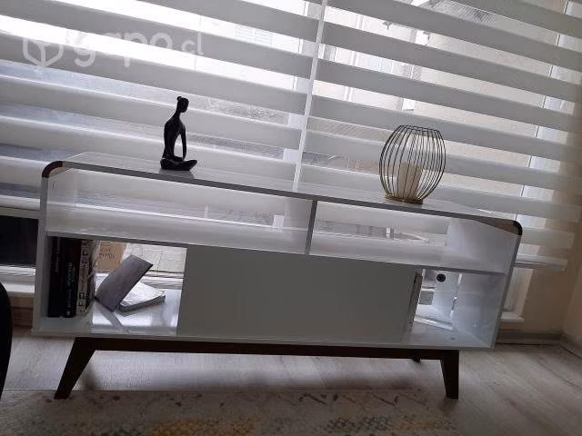 Rack nuevo blanco para tv de 55"