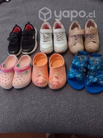 6 pares de zapatos de niñita