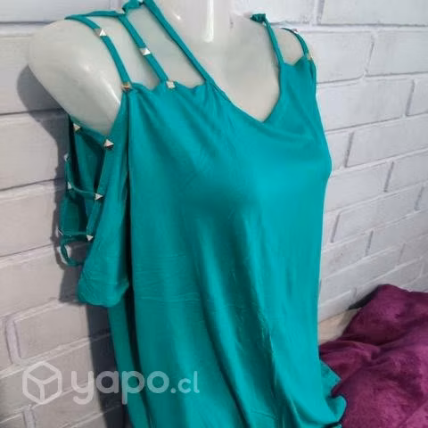 Hermosas poleras confección nacional talla l XL