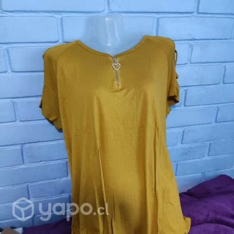 Hermosas poleras confección nacional talla l XL