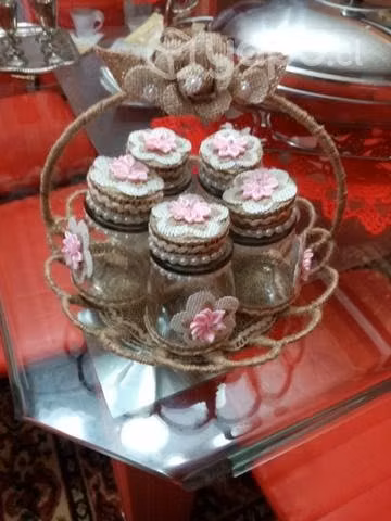 Manualidades en arpillera, un estilo elegante.