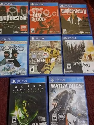 Juegos PS4 en perfecto estado