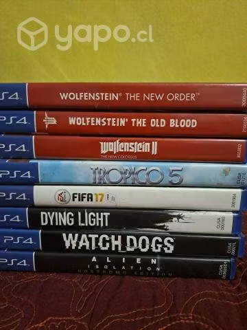 Juegos PS4 en perfecto estado