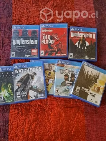 Juegos PS4 en perfecto estado