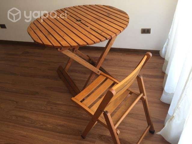 Mesa plegable con silla - Imagen 2