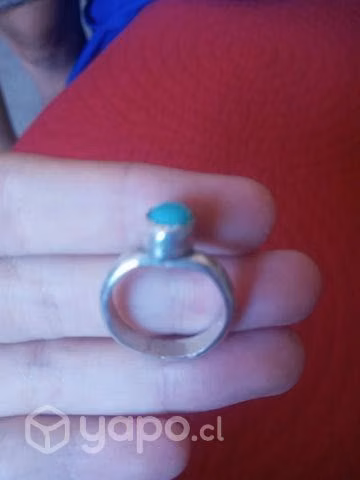 Anillo plata turquesa nuevo - Imagen 2