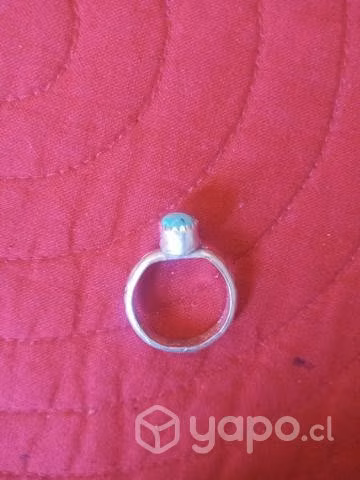 Anillo plata turquesa nuevo - Imagen 3