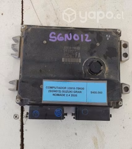 Computador 33910-78K00 (SGN012) Suzuki Grand Nomad