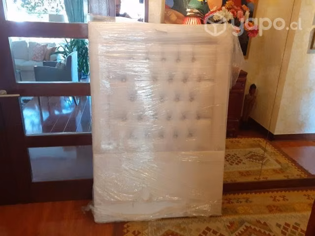 Respado de cama capitone