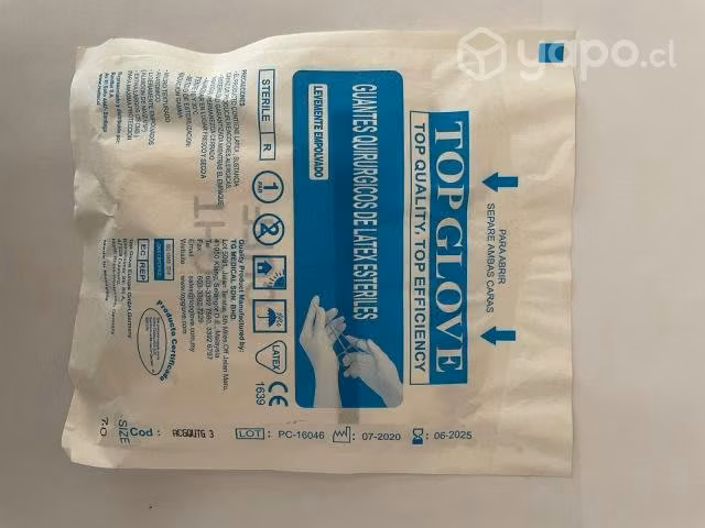 Guantes estériles 6,0 - 6,5 - 7,0