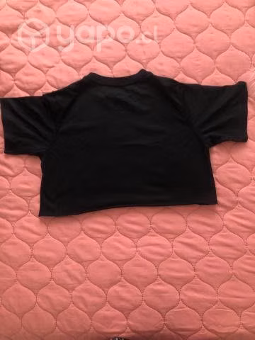 Polera crop nike corta negra original nueva