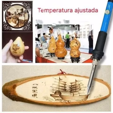 Pirograbador Madera Cautín Soldador Punto Lápiz 60