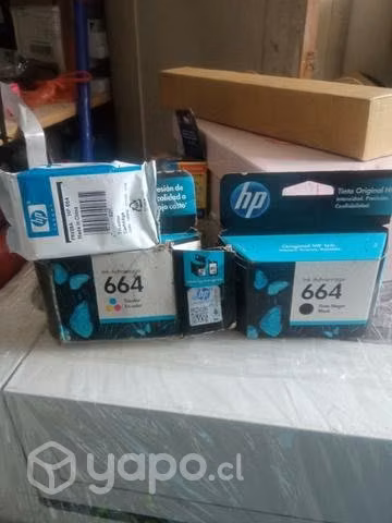 Tintas originales HP 664