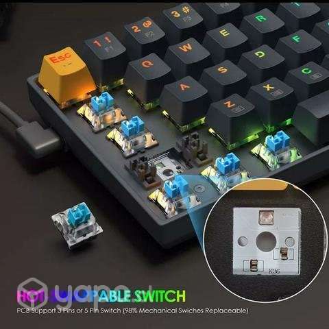 Redragon k688 RGB interruptores rojos. NUEVO!!! - Imagen 4