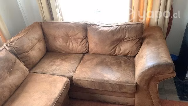 Amplio sillón tipo L