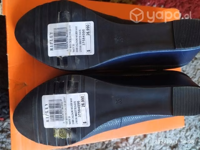 Zapatos azul