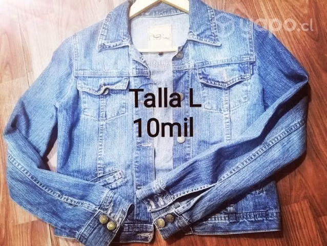 Chaqueta de mesclilla L