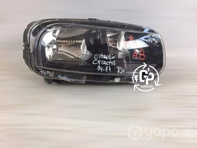 Foco Óptico RH Citroen C4 Cactus 2014 2017