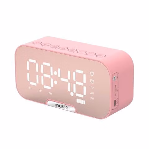 Radio Reloj Despertador Digital Parlante Bluetooth