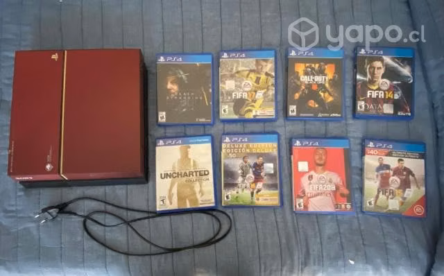 PS4 FAT + 8 juegos