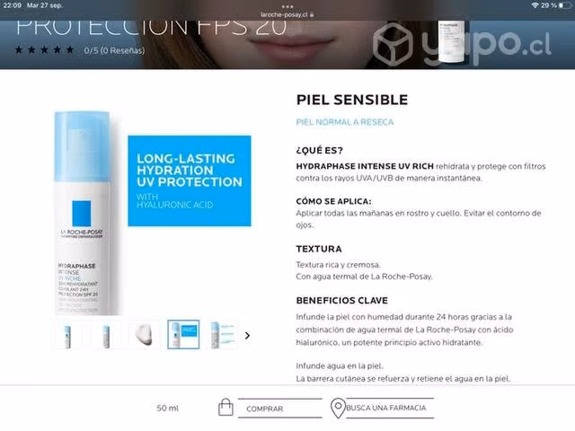 Crema Hidratante con protección solar - Imagen 2