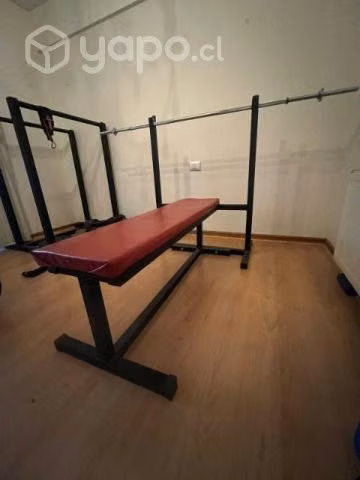 Press banca + barra de 11 kg