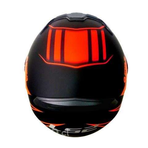 Casco Moto Integral Ls2 Ff352 Lighter Negro Naran - Imagen 3