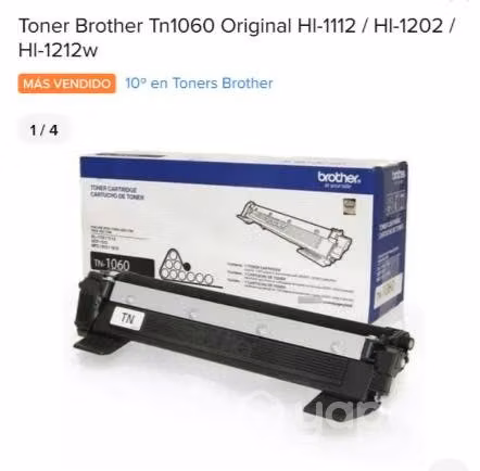 Toner tn -1060 para impresora negro - Imagen 2