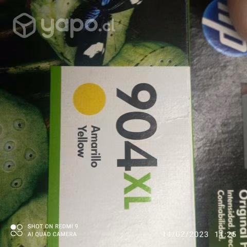 Tinta HP 904xl yellow original de alta