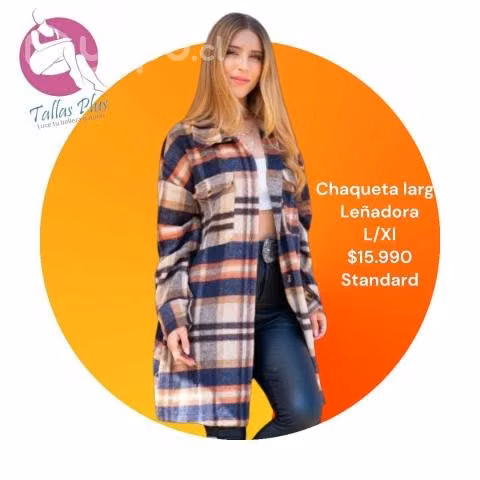 Chaqueta Larga tipo Leñadora L/Xl Standar
