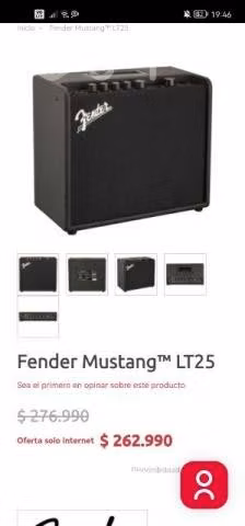 Amplificador Fender Lt25 nuevo