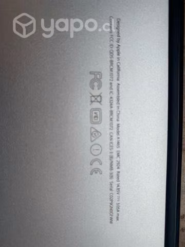 MacBook Air 11' 2013 placa mala