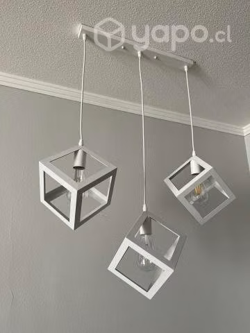 Lampara Colgante Blanca